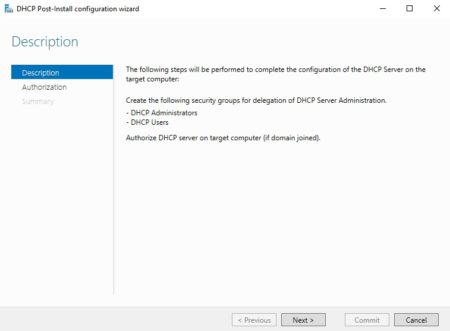 Autorização de um servidor DHCP no Active Directory