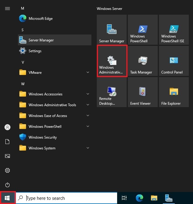 Windows Administartive tools