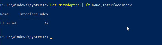 Determine network adapters for setup