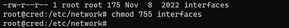 Chmod numeric