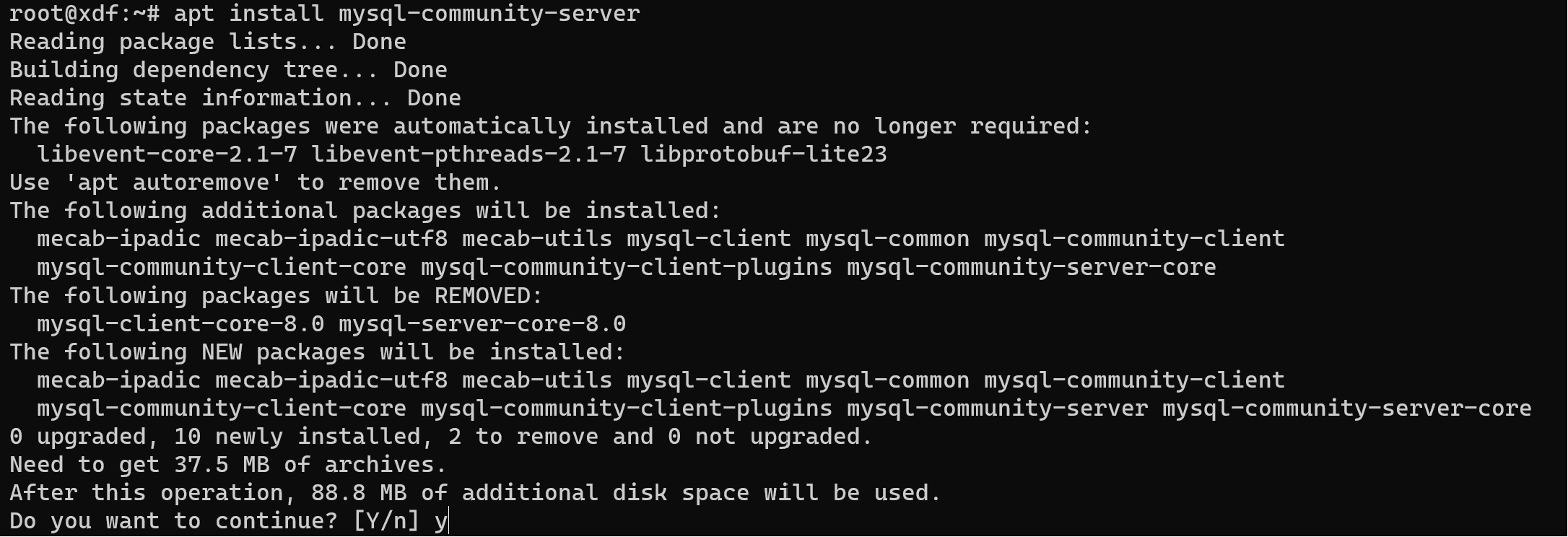 Installation of community Server