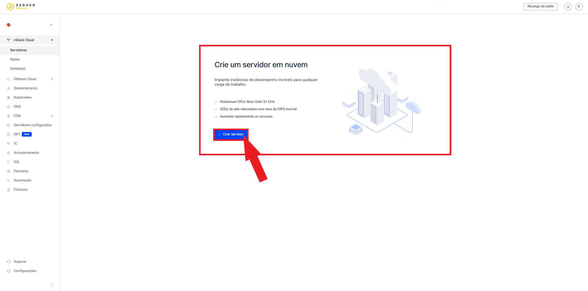 Creating a server BR