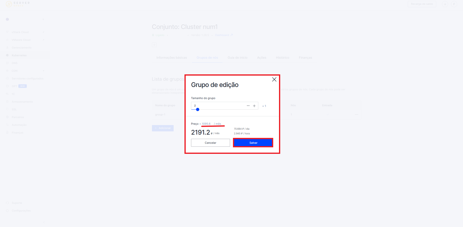 New group size Brasil