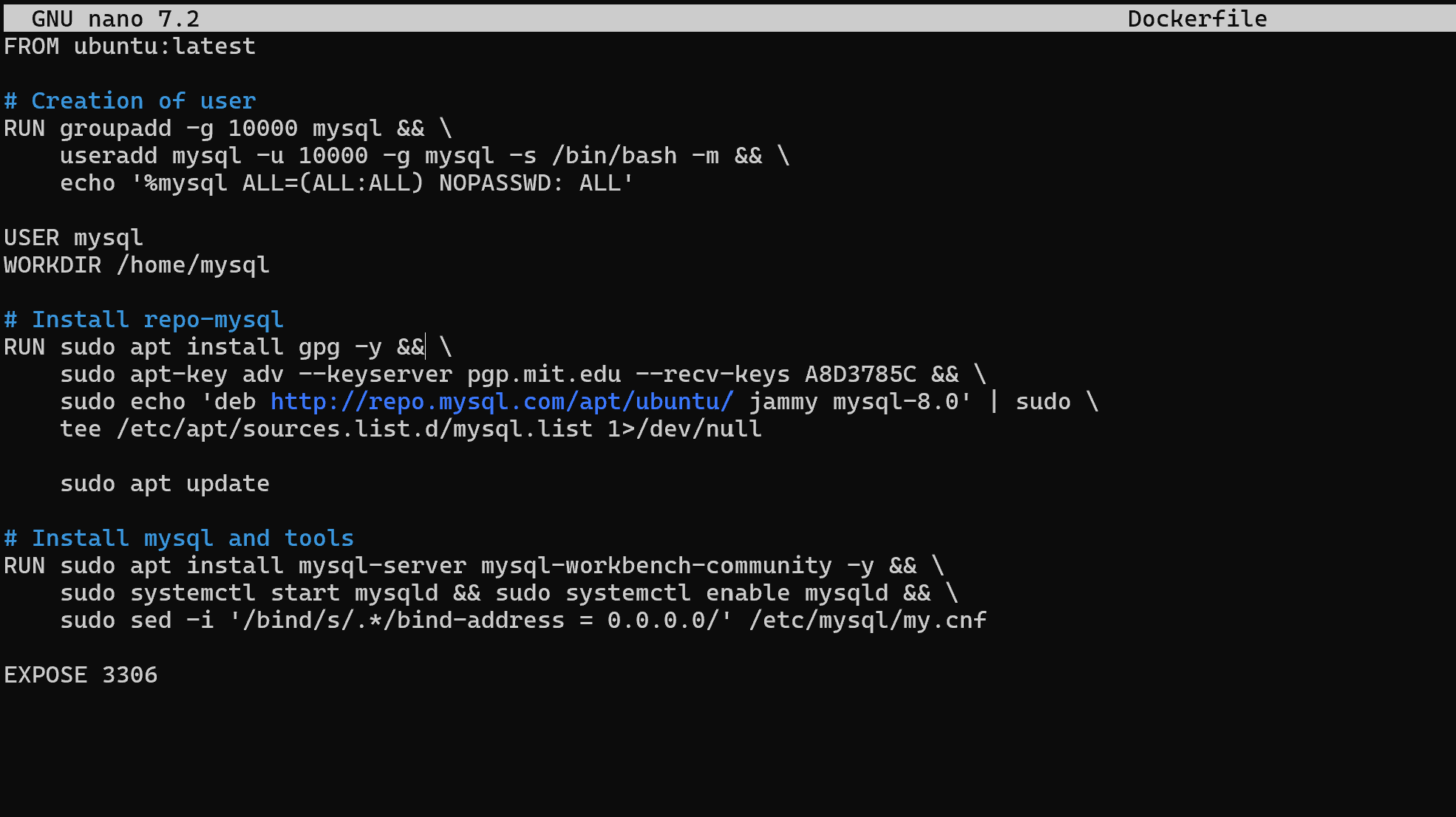 dockerfile